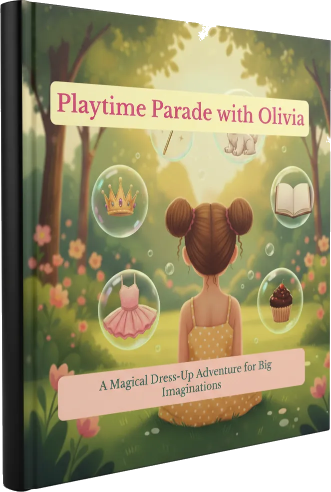 Personalized storybook cover featuring Olivia's Adventure